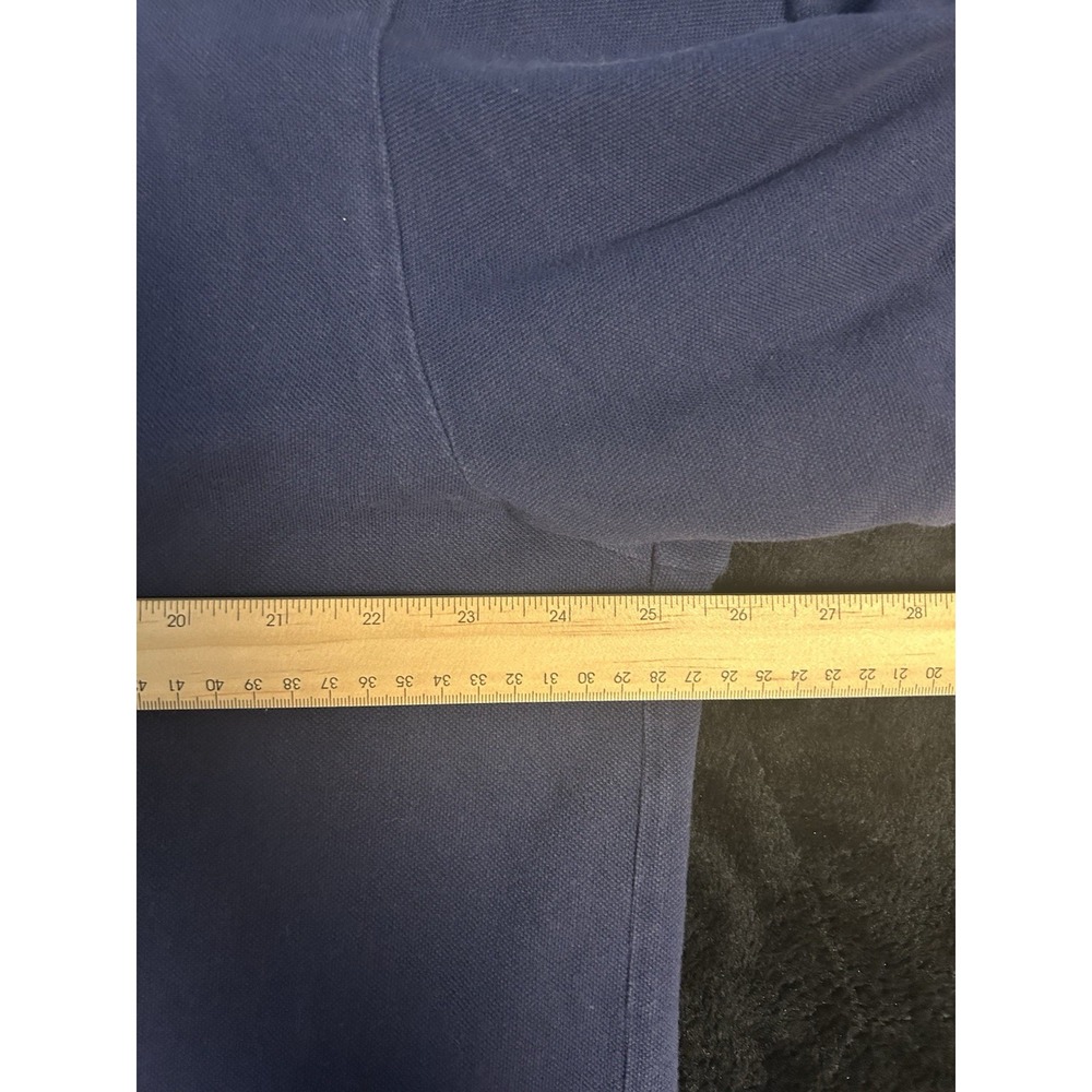 Polo Ralph Lauren Navy Blue Polo Shirt Red Pony Classic SS Mens Size XLT Preppy - Picture 3 of 9